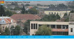 Desktop Screenshot of primariaciacova.ro